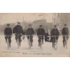 MARSEILLE - UNE BRIGADE D'AGENTS CYCLISTES - POLICE - VELO - CARTE DATEE DE 1906.