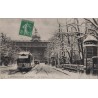 MARSEILLE - LA PREFECTURE SOUS LA NEIGE - TRAMWAY - CARTE AVEC TEXTE SANS DATE.