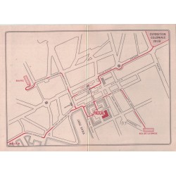 MARSEILLE - RESTAURANT PASCAL - VOLET  FORMAT DOUBLE CARTE INTERIEUR AVEC PLAN - NON CIRCULEE.