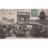 MARSEILLE - PLACE ET LA PORTE D'AIX - LE MARCHE - CARTE DATEE DE 1907.