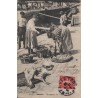 MARSEILLE - MARCHANDES DE POISSONS - ANIMATION - METIERS - CARTE DATEE DE 1908.
