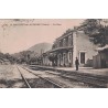 LE MARTINET SUR AUZONNET - LA GARE - CARTE DATEE DE 1932.