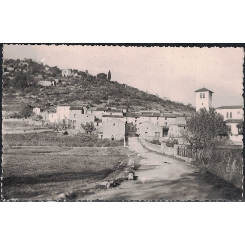 FLASSAN SUR ISSOLE - ROUTE DE LA CARIRETTE - CARTE DATEE DE 1955.