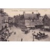 BOURGES  - PLACE PLANCHAT ET RUE DU COMMERCE A VOL D'OISEAU - CARTE NEUVE