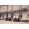 SETE - HOTEL GRAND GALION ET GRAND CAFE DE LA BOURSE - RARE CARTE PHOTO ANIMEE - AVEC TEXTE.