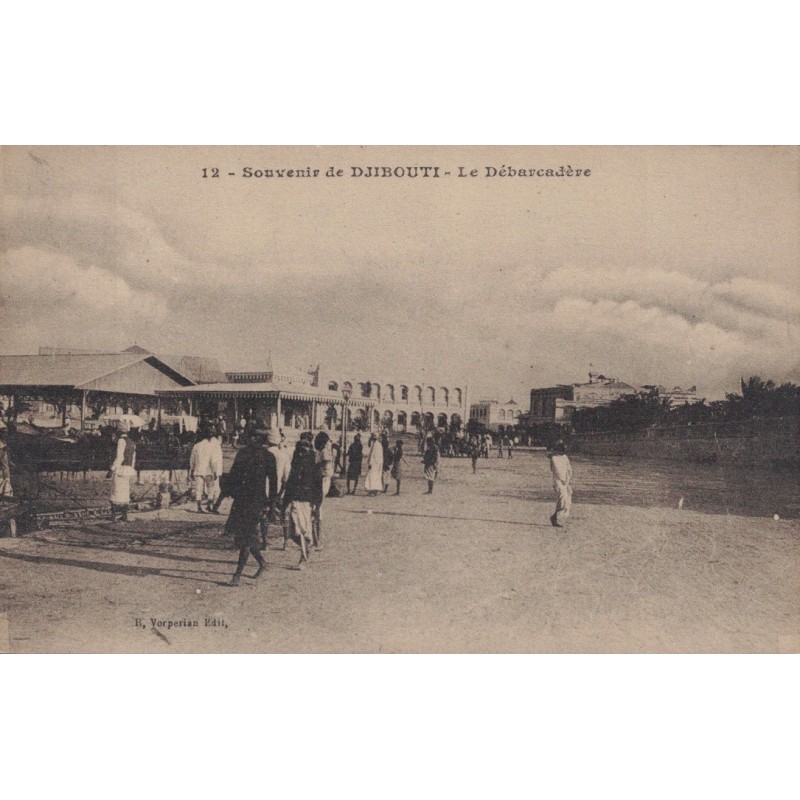 DJIBOUTI - LE DEBARCADERE - CARTE NEUVE.