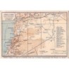 SYRIE ET LIBAN - CARTE TOURISTIQUE - D'APRES LE BUREAU TOPOGRAPHIQUE DES TROUPES DU LEVANT - CARTE POSTALE NEUVE